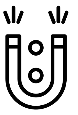 Magnetised materials icon