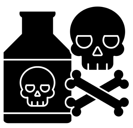 Toxic substances icon